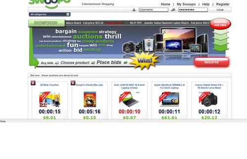 Product picture Swoopo Clone Script Profitable online bidding website